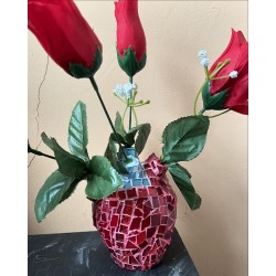 Anitomical Heart mosaic vase